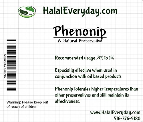 Phenonip 8oz - Preservative Used for Lotion, Cream, Lip Balm or Body Butter 8 Oz - Enough Preservative to Support Approximately 48 lbs. of prod