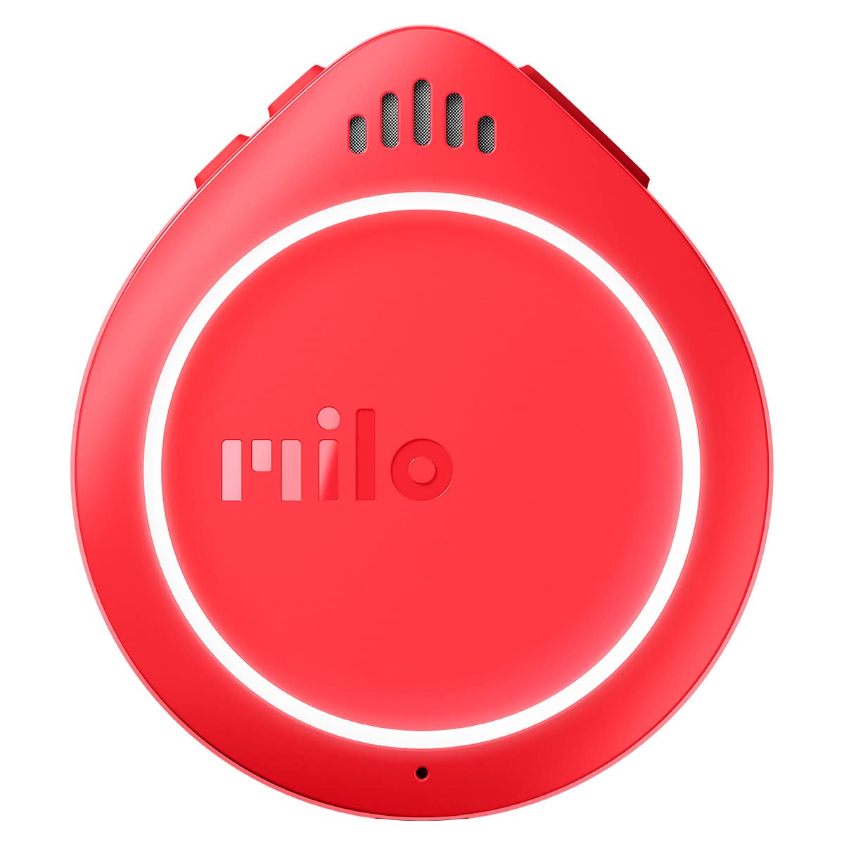 Milo Action Communicator – Talk with Friends Hands-Free While You Ride, Surf or Ski - Miloberry Red - Includes Action Clip