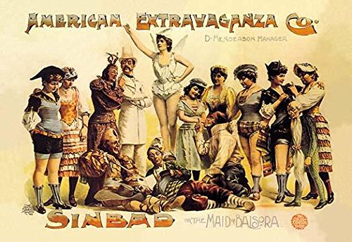 Opera poster for the performance of Sinbad at the Chicago Opera house (1885-1912) Sinbad the Sailor is a fictional sailor and the hero of a story-cycle of Middle Eastern origin living in Basrah durin