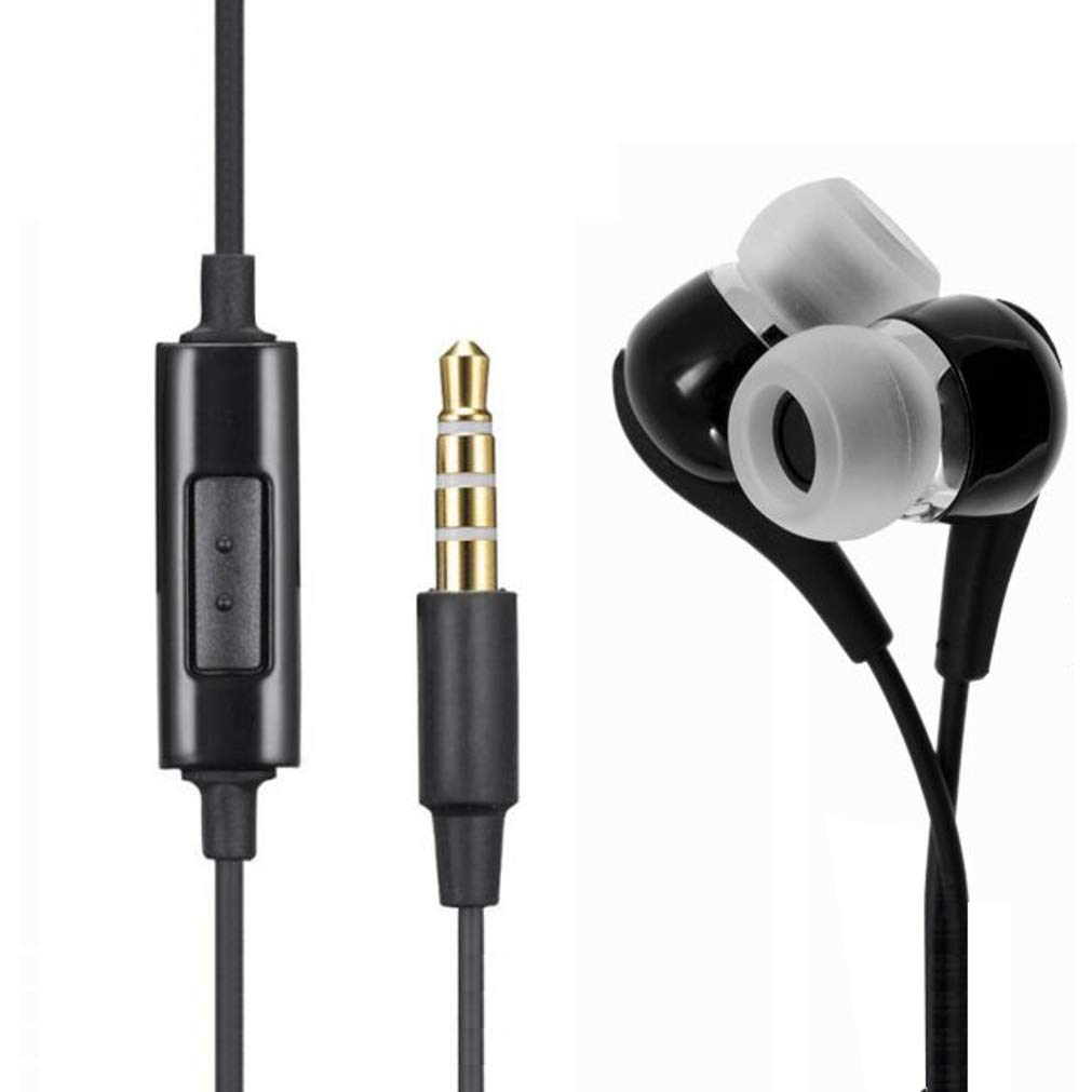 Headphones Wired Earphones Handsfree Mic 3.5mm Headset Earbuds Earpieces Microphone K6A Compatible with Samsung Galaxy A70 A6 A50 A20 A10e - Sonim XP3 - Wiko Ride - Xiaomi Mi 9T