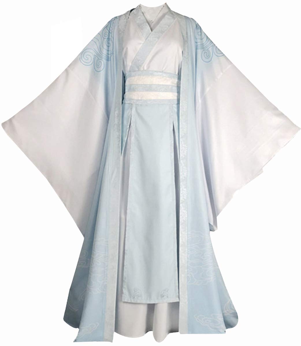 NSOKing Grandmaster Demonic Cultivation Mo Dao Zu Shi Cosplay LAN Wangji Costume Hanfu