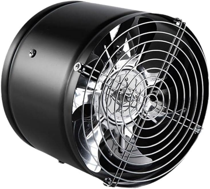 bacion7 Inch Inline Duct Fan 100 CFM, Multifunctional Powerful Mute Exhaust Fan，Exhaust Ventilation Fan With Protective Grille Low Noise For Basements, Bathrooms, Kitchens And Attics MR-10515