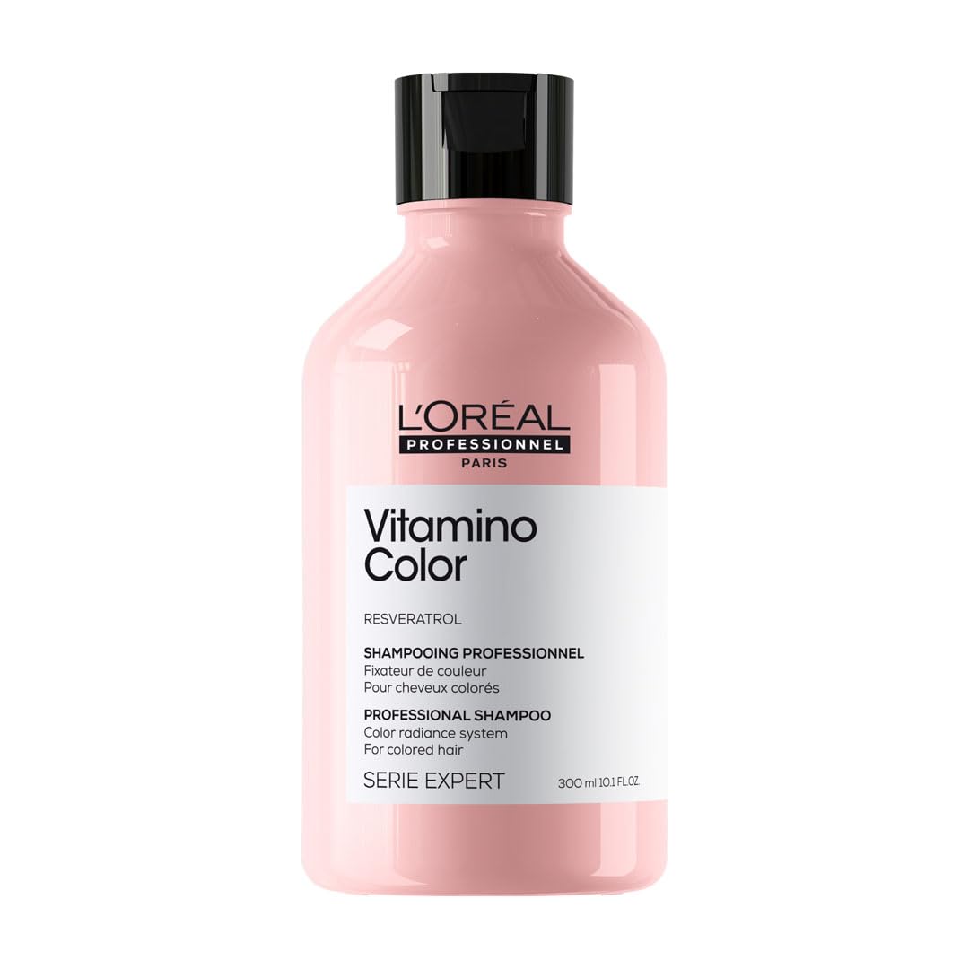 L’Oréal ProfessionnelVitamino Color Shampoo | Protects & Preserves Hair Color | Enriched with Reservatol | For Color-Treated Hair and All Hair Types| SERIE EXPERT | 300ml