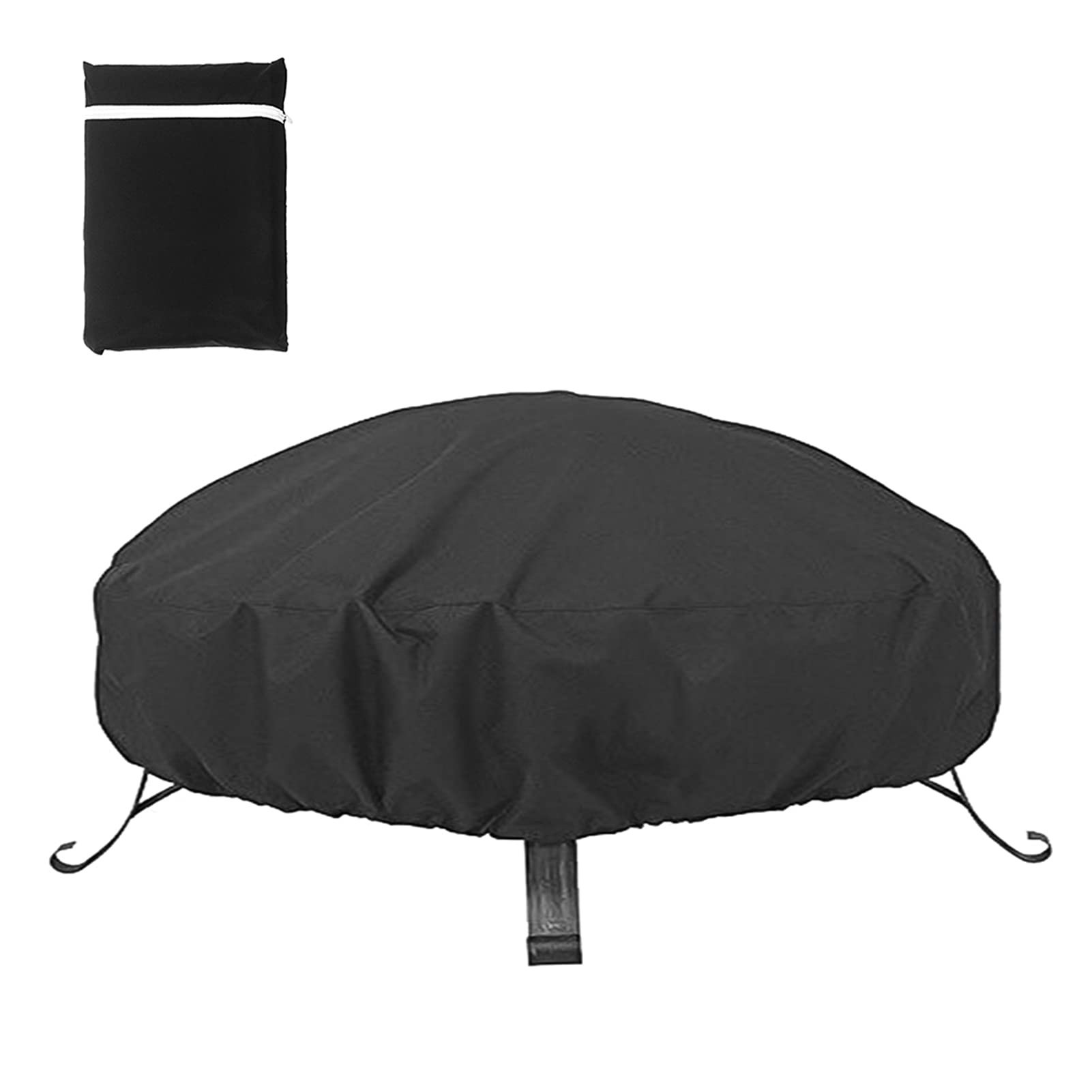 BenkegWaterproof BBQ Grill Cover Portable Camping Stove Cover Folding Charcoal Grill Cover Cover with Drawstring Perfect for Indoor or Outdoor Use