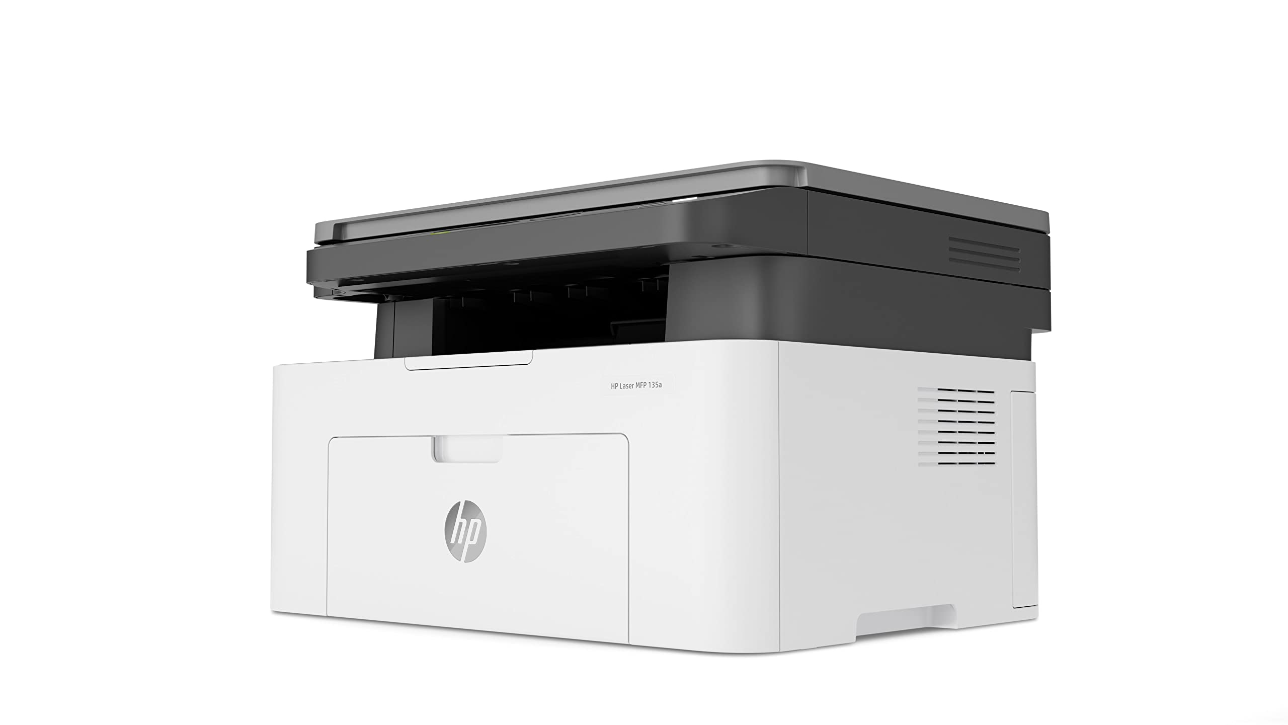 HPLaser MFP 135a Print, Copy, Scan, Multi-Functional All in One Office Printer, 4ZB82A - White