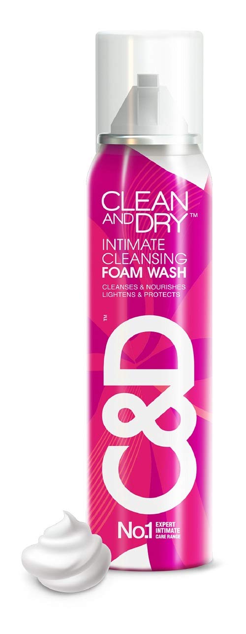 Clean & Dry | Intimate Cleansing Foam Wash | Anti-Bacterial And Prevents Infections | Restores Ph Balanace| No Itching, Burning, White Discharge | 85g