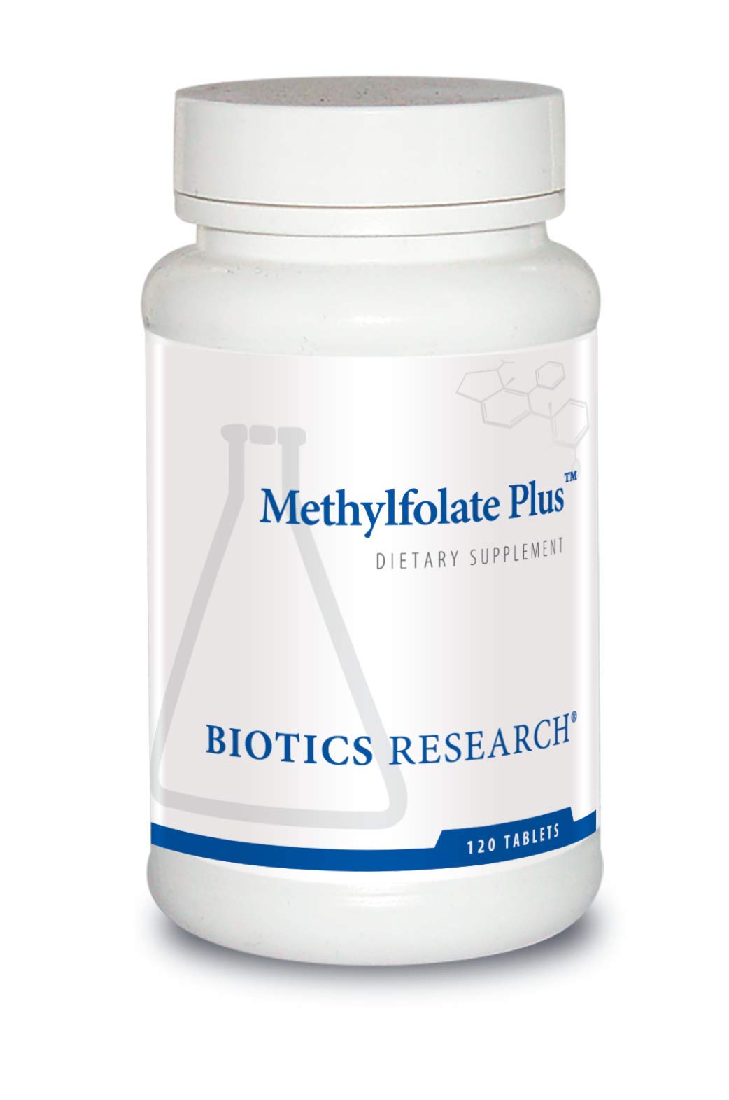 Biotics Research METHYLFOLATE Plus™ Methylfolate, Bioactive Folate + B12, Supports Cardiovascular Health, Fetal Development, Nerve Health, Methylation Support, Homocysteine Levels. 120 Tablets