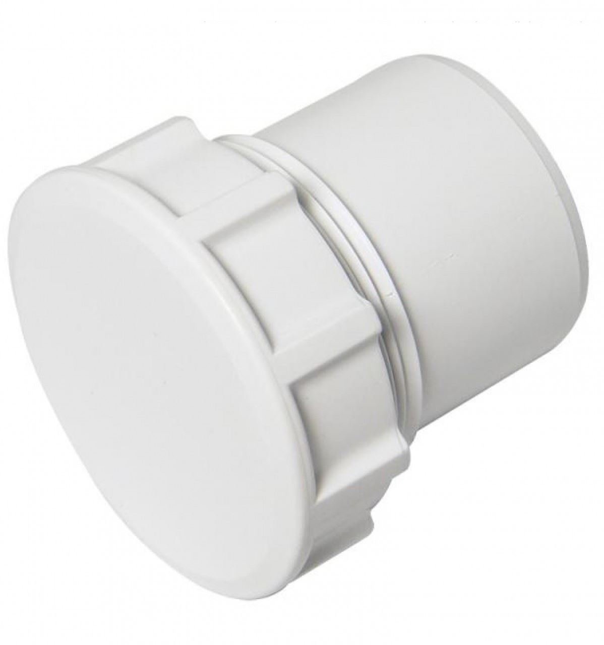 FLOPLAST Solvent White 32mm (36mm) Waste Access Plug - Bag of 2