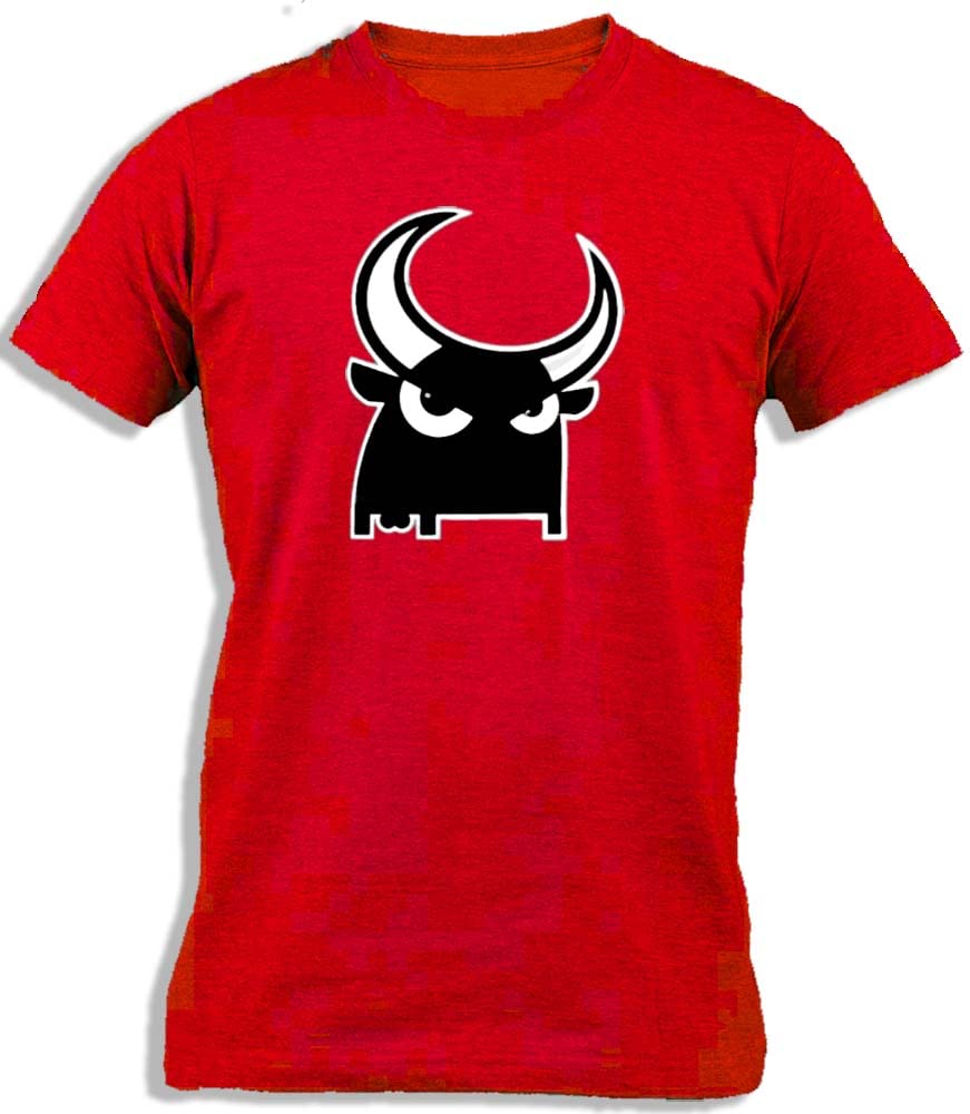 Ay Cabron™ BAD TORO | BADTORO | Spanish Bull | Funny Bull Cartoon Character Cotton T-Shirt For Men