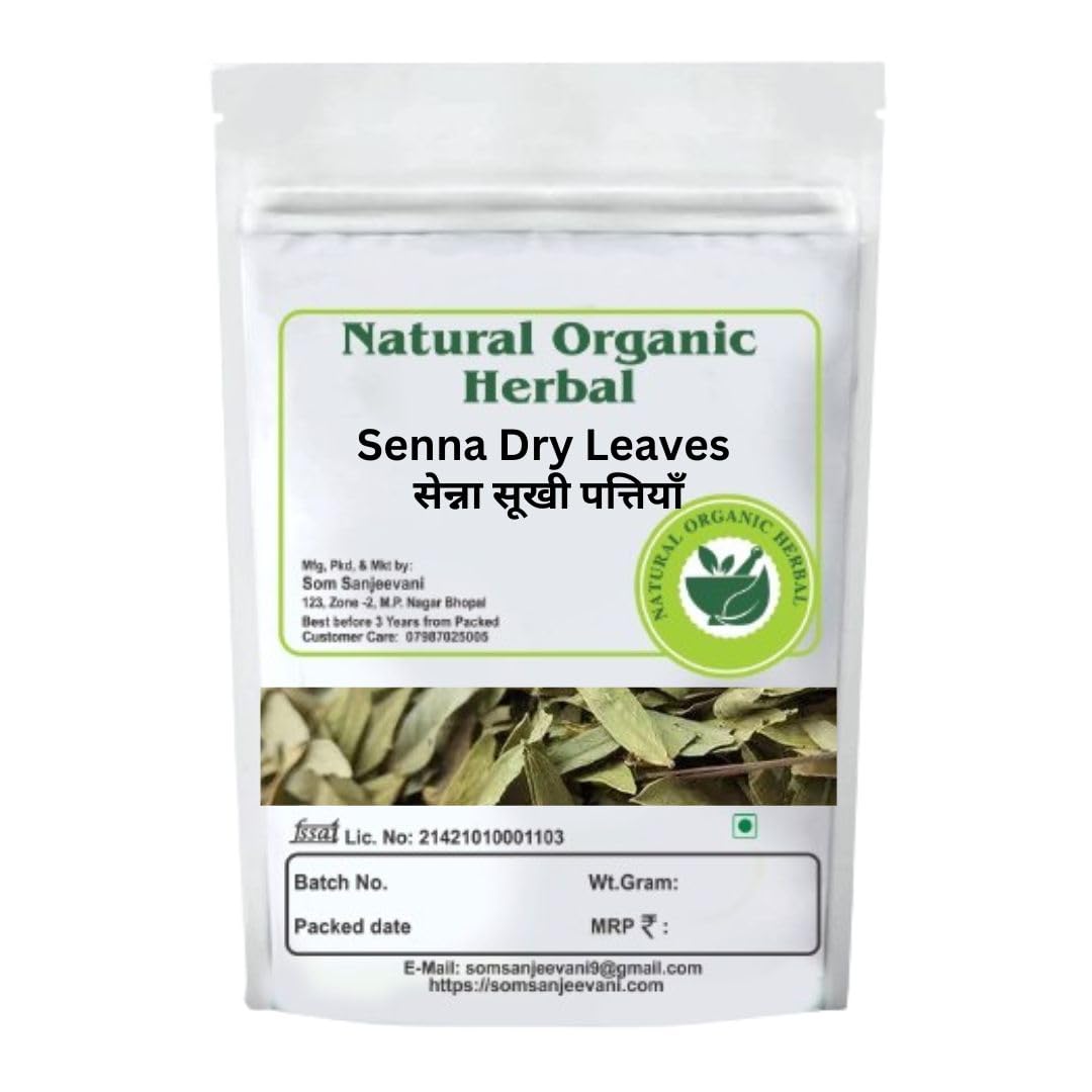 Natural Organic Herbal Senna Sun Dried Leaves -100g- Pure-No Mixing-Relieves hyperacidity-सेना के पत्तों-असली