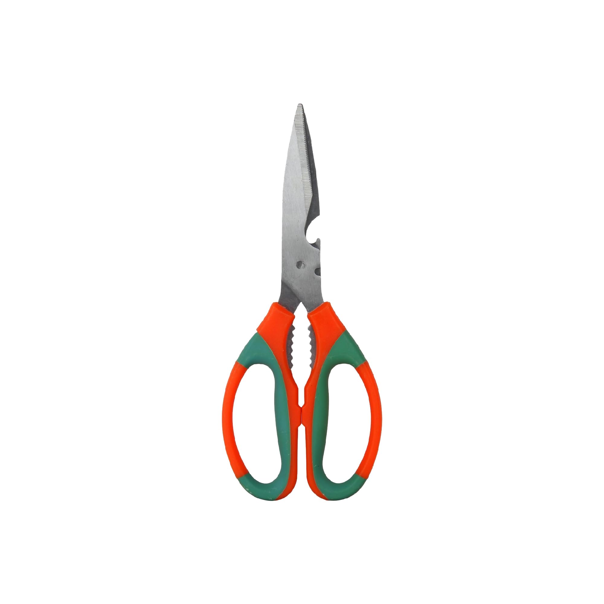 Kraft Seeds by 10CLUB Gardening and Household Scissors - 1 PC (Stainless-steel) | Ergonomic Handle | Comfort Grip | Durable Blades | Multipurpose Kitchen, Fabric, Crafts and Garden Scissors