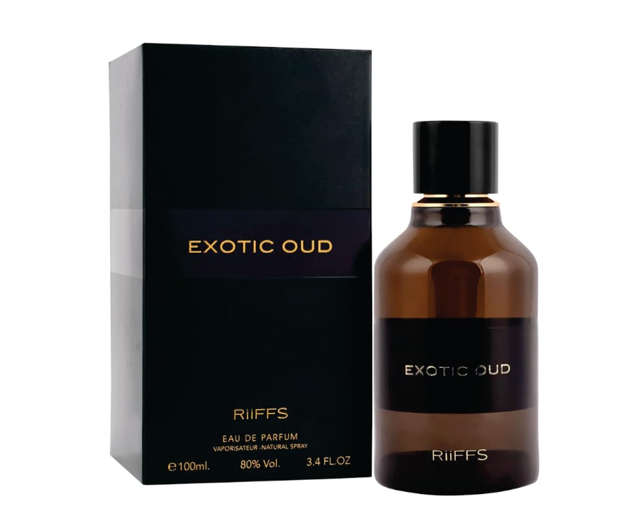 Oud Perfume Spray | Riiffs Exotic Oud Edp Eau De Parfum for Men 100ml | Lavender, Iris and Pear Fragrance | Oud for Men Made in Dubai by Sapphire’s choice