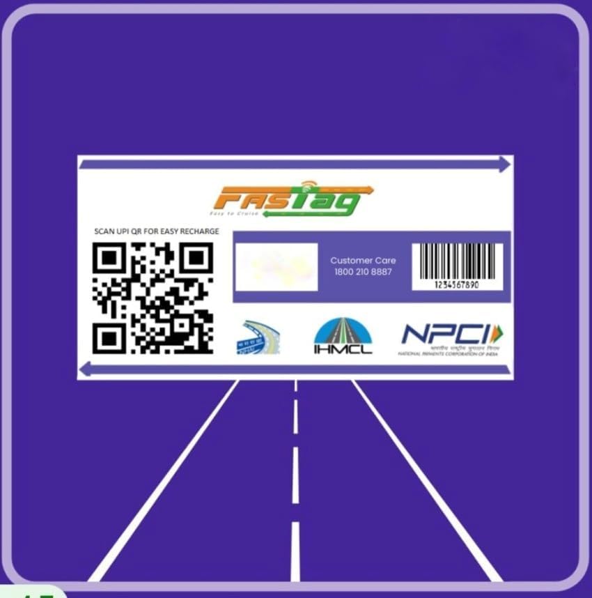 FurureZone FAS-Tag Thar CAR Four Wheeler Vehicle Seamless Electronic Toll Collection for Cashless Payments, This Fastag Use any Car