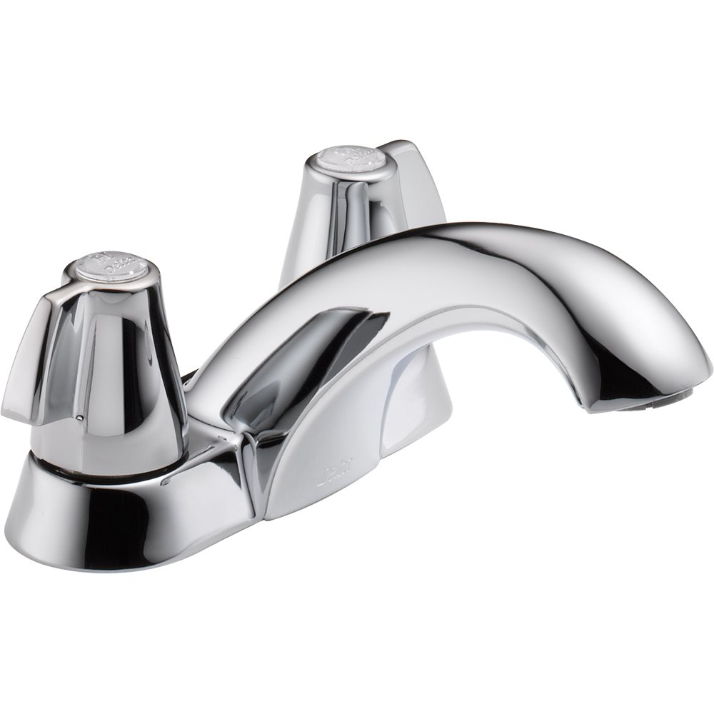 DeltaFAUCET 2500LF, 2.87 x 6.00 x 3.43 inches, Chrome