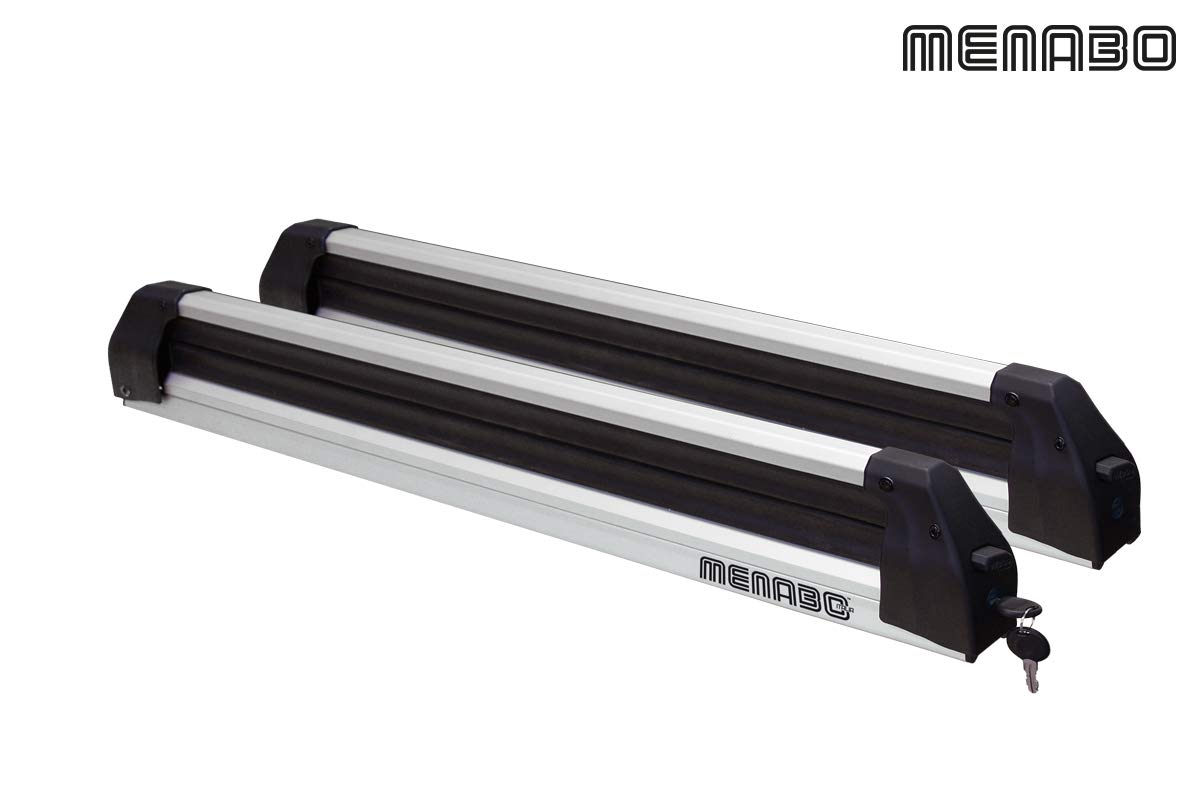 MENABOSilver Ice 3.0 Sliding Rack for 5 Skis or 2 Snowboards