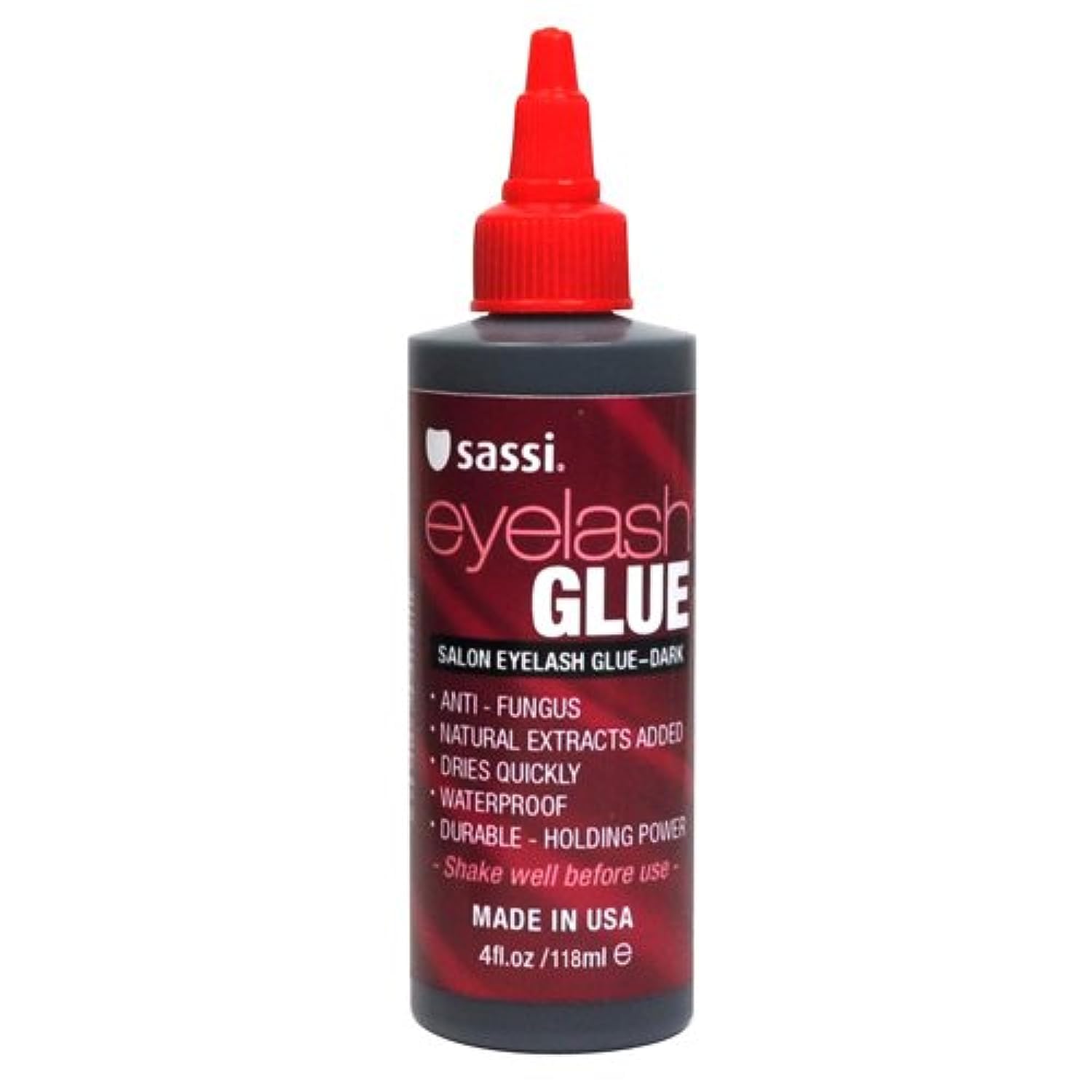 Sassi Salon Eyelash Glue, Dark, 4 Ounce by Sassi