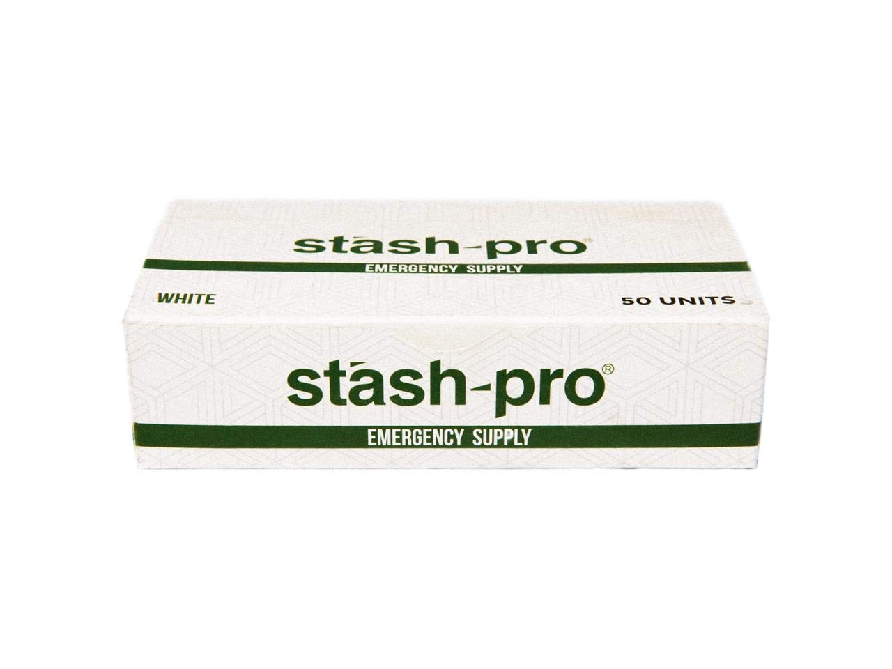 Stash-Pro Emergency Supply / 2 Rolling Paper + 2 Tips/Pack of 50 Strips/White