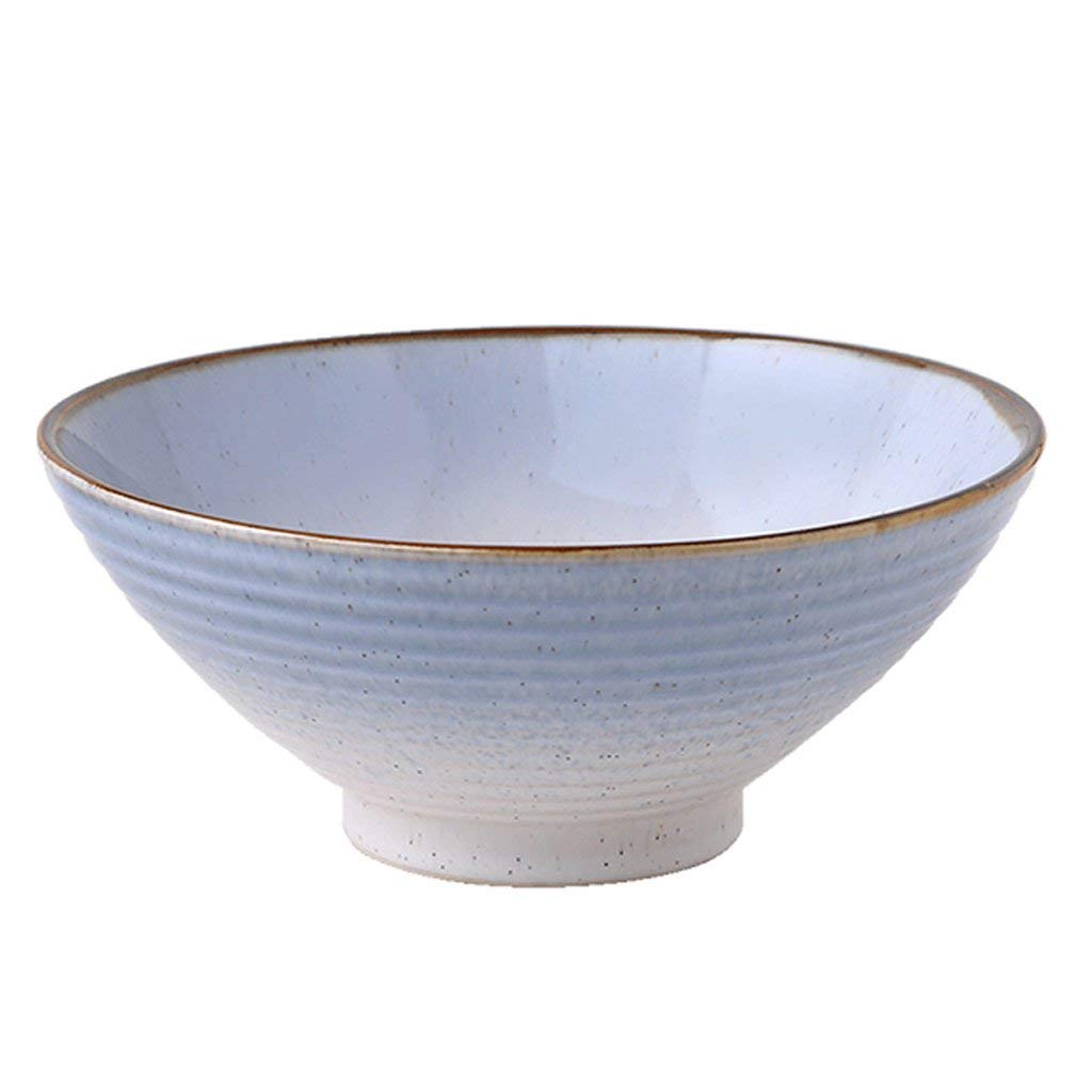 ASDUUCreative gradient blue luyun namei tableware salad bowl household ceramic bowl large bibimbap soup bowl Soup Bowls