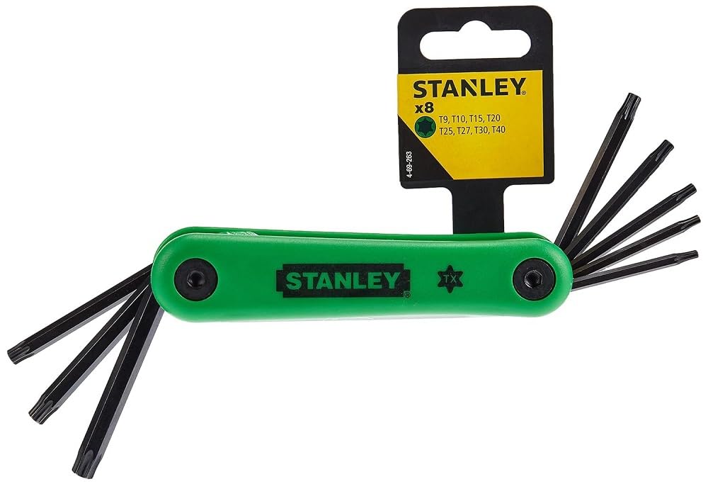 Stanley 469263 Folding Hex Key Set - Torx (8 Pieces)