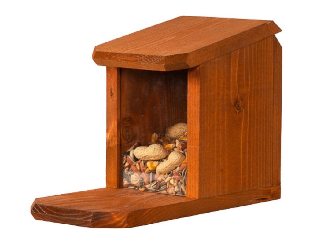 Grasmere Squirrel Feeder - NEW! x 1 Wooden Squirrel Feeder SMF