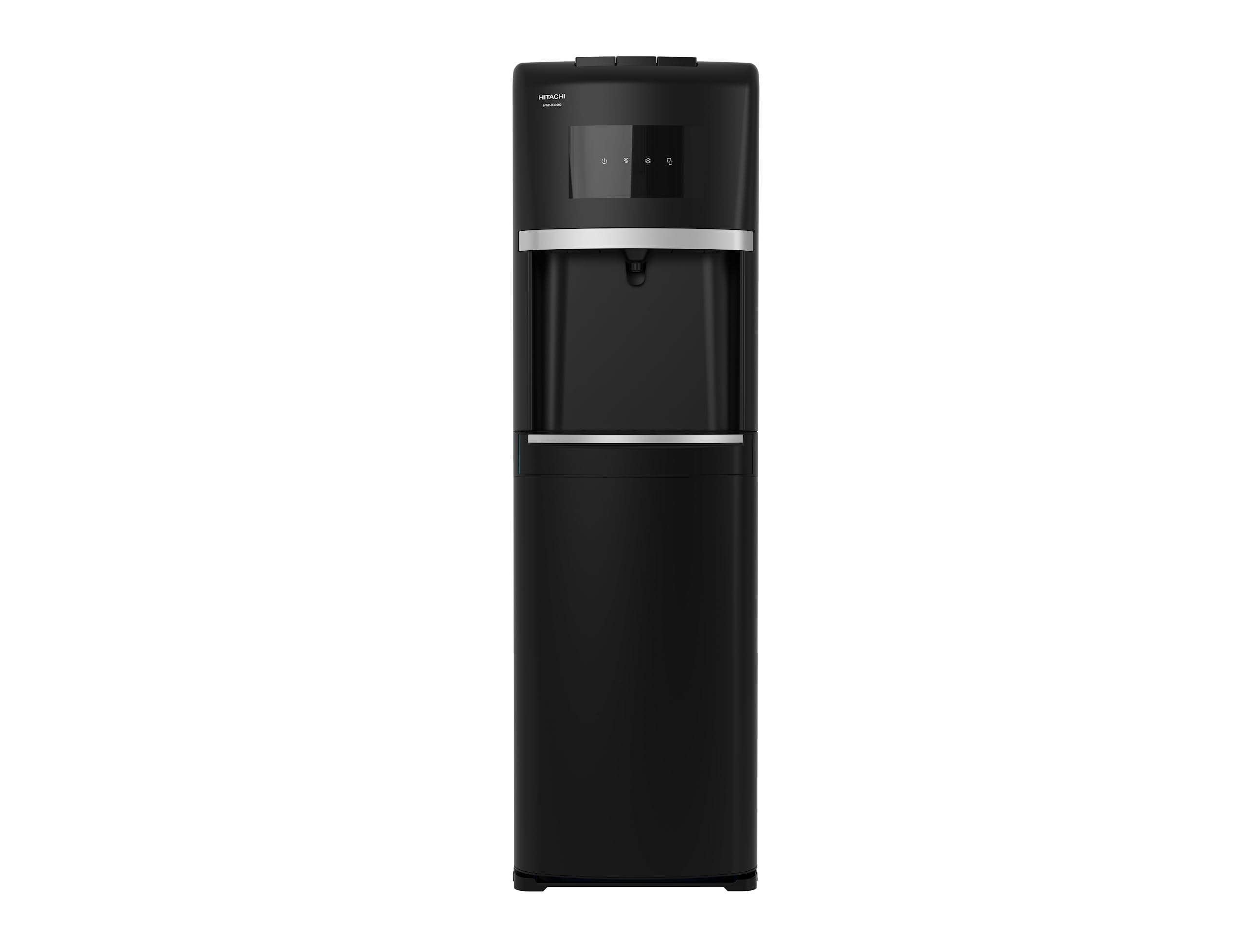 HITACHIWater Dispenser, Bottom Loading, Hot Cold and Ambient Temperature, Japanese Quality Floor Standing Water Cooler, Child Safety lock, Best for Home, Office-Pantry, Black, HWD-B30000 (2023 Model)