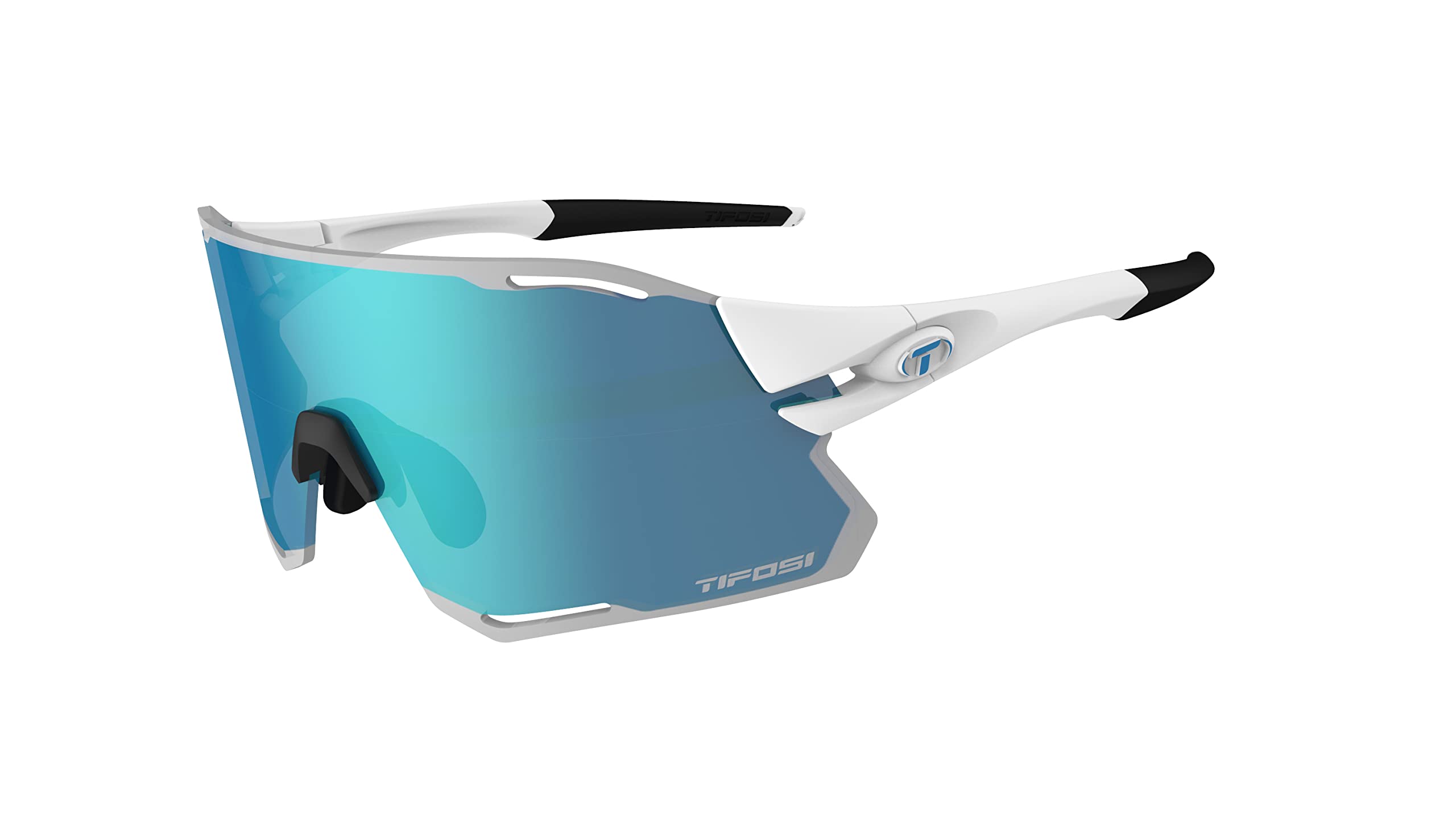 Tifosi Rail Race Interchangeable Sunglasses for Cycling and Sports with 2 Scratch-Resistant Shatterproof Polycarbonate Lens