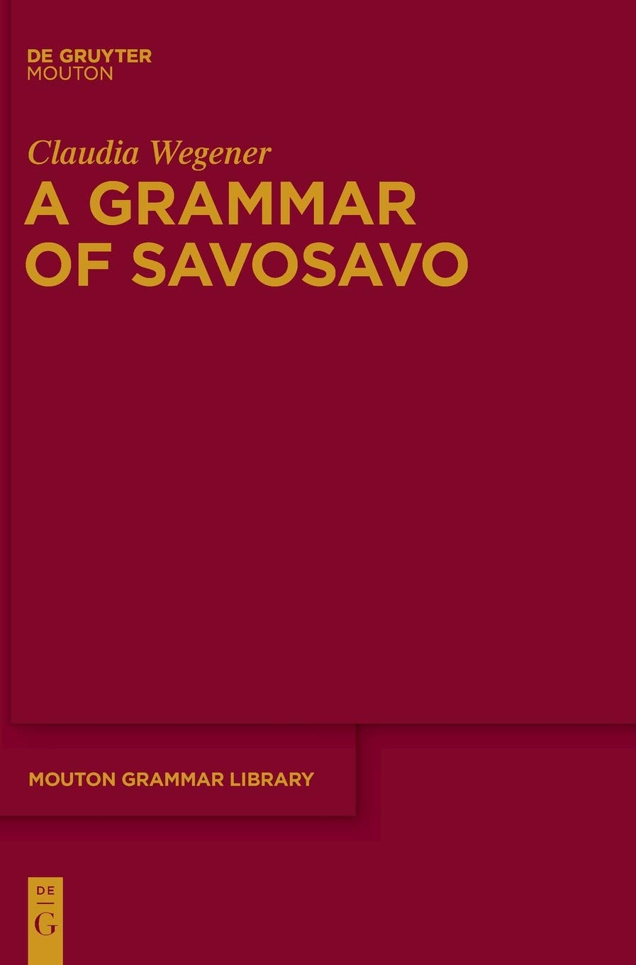 A Grammar of Savosavo