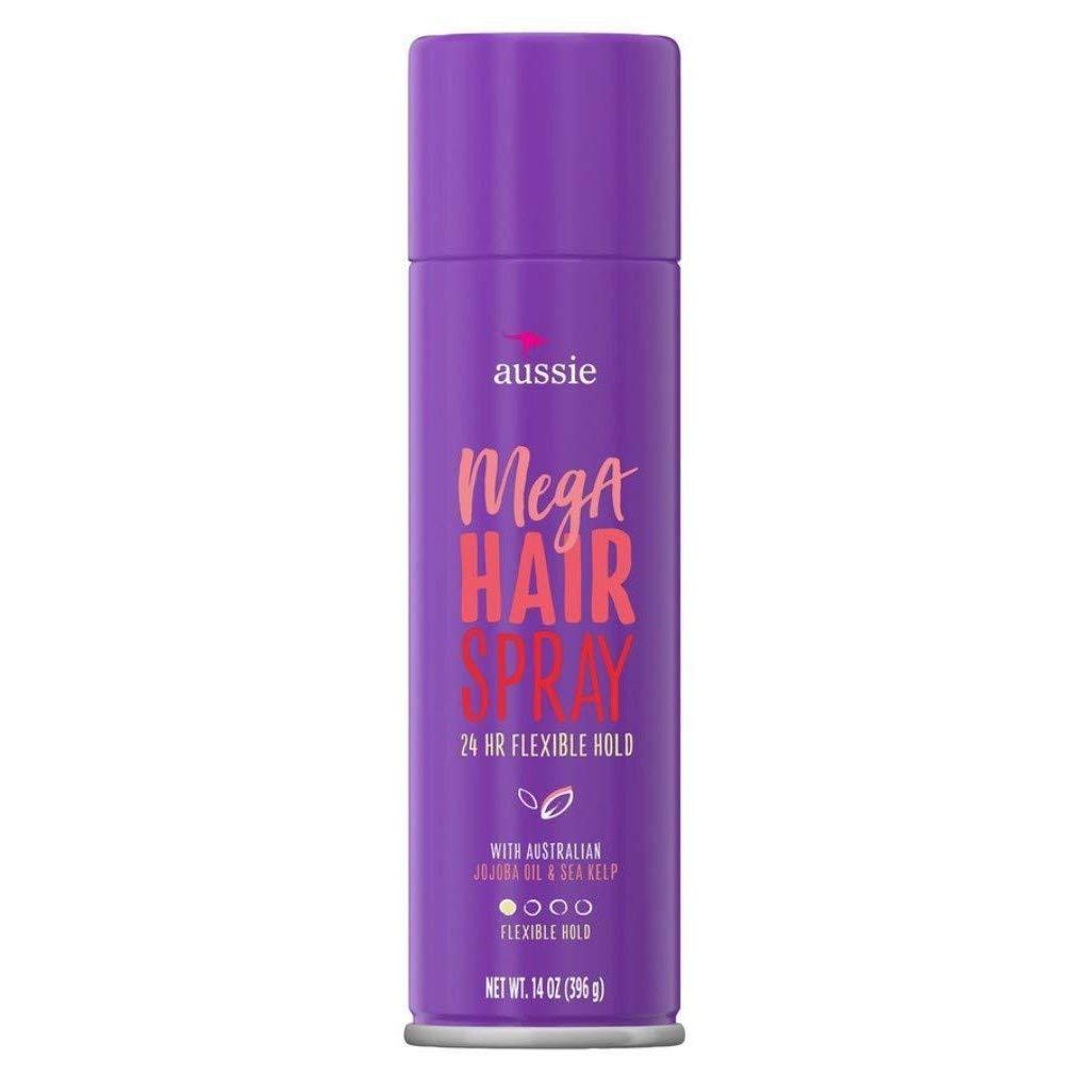 Aussie Hairspray Mega 14 Ounce 24 Hour Flexible Hold