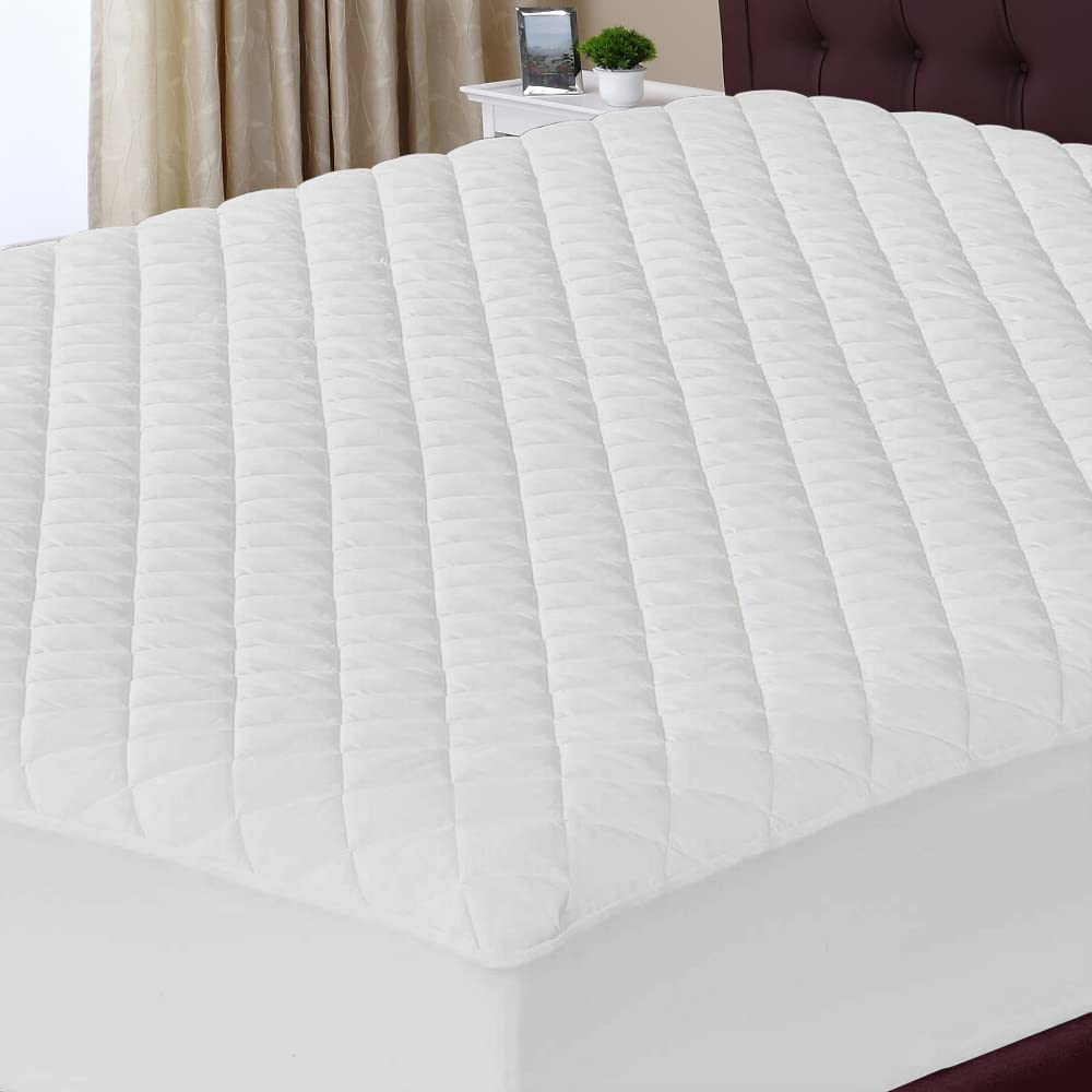 Sunshine Comforts Microfiber Mattress Protector Single Quilted-Non- Allergenic & Breathable Super Absorbent Deep Single Mattress Protector Washable Mattress Protector Single Bed (90 x 190cm)