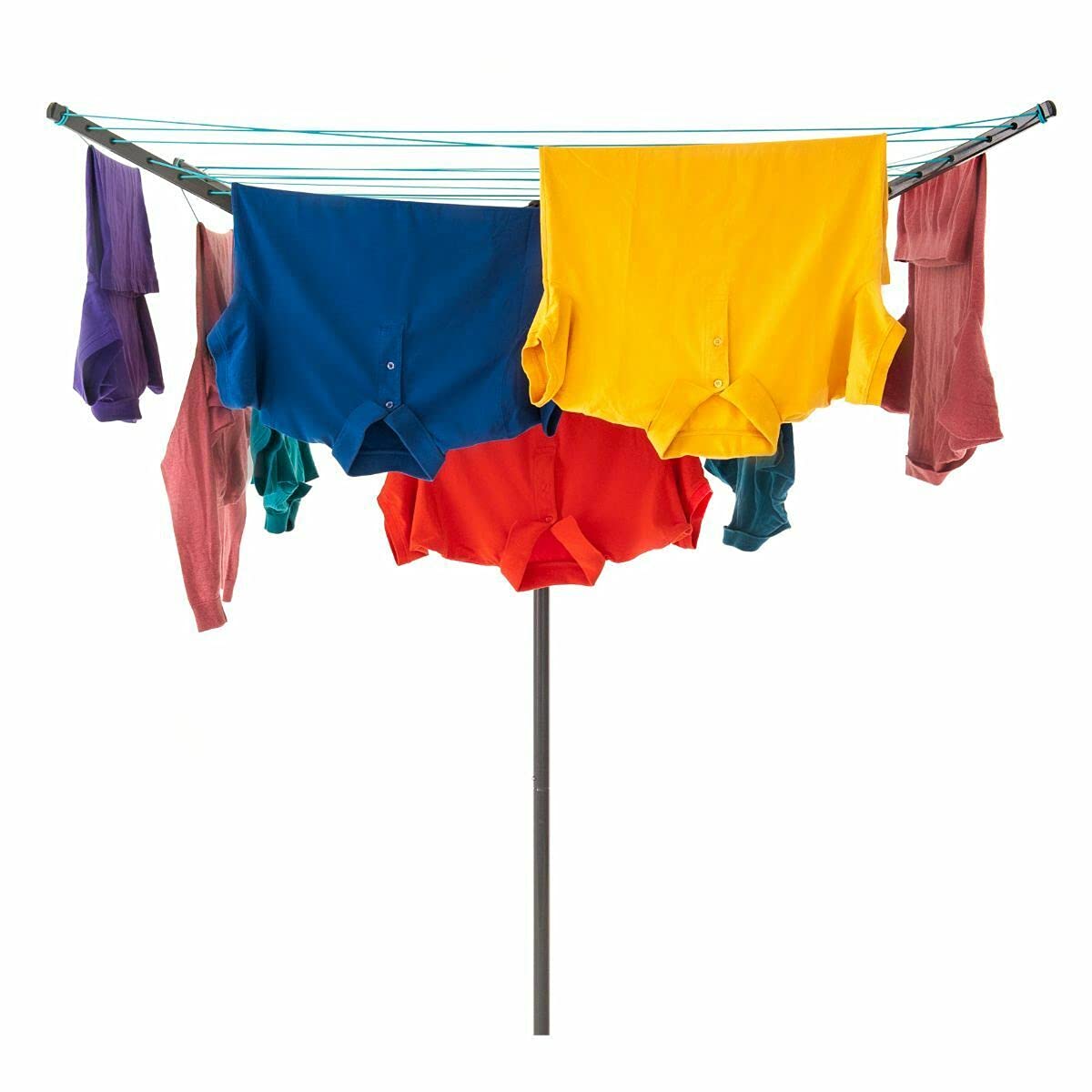 Guaranteed4Less Garden Rotary Clothes Dryer 50M Washing Line Airer 4 Arm Outdoor Indoor Laundry