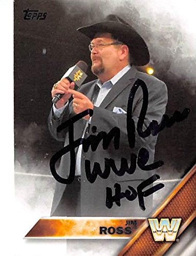 Autograph Warehouse 302526 2016 Topps Jim Ross inscribed HOF Autographed No.68 Trading Card - Wrestling WWE