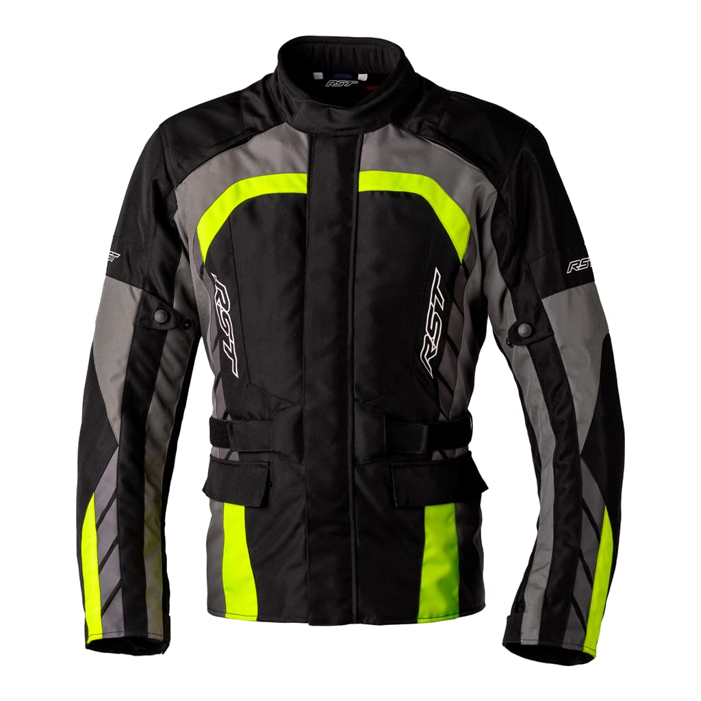 RST Alpha 5 Mens Textile Jacket Motorbike Motorcycle Sports Touring Long Journey CE Approved Jacket