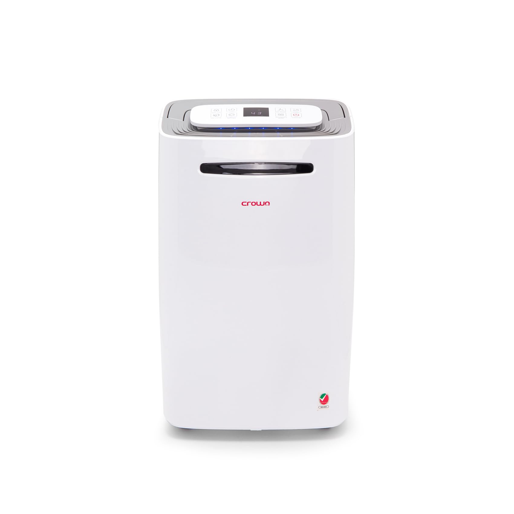 Crownlinedehumidifier md-231 : 220-240 v, 50 hz, 450w, 2.4 a, r134a/90g, whitemin 1 year manufacturer warranty