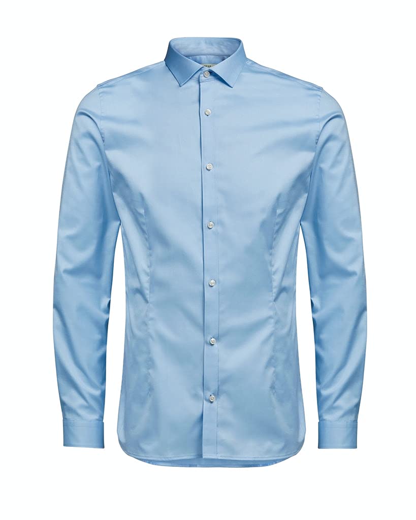 Jack & JonesMen's Jjprparma Shirt L/S Noos Super Silm Fit Shirt (pack of 1)