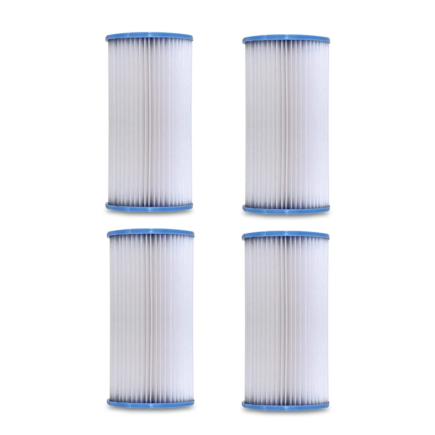 Type A or C 29000e Replacement Filter Cartridge for INTEX Easy Set Above Ground Pools, Compatible with Krystal Clear C1000 C1500 Pumps, Pack of 4