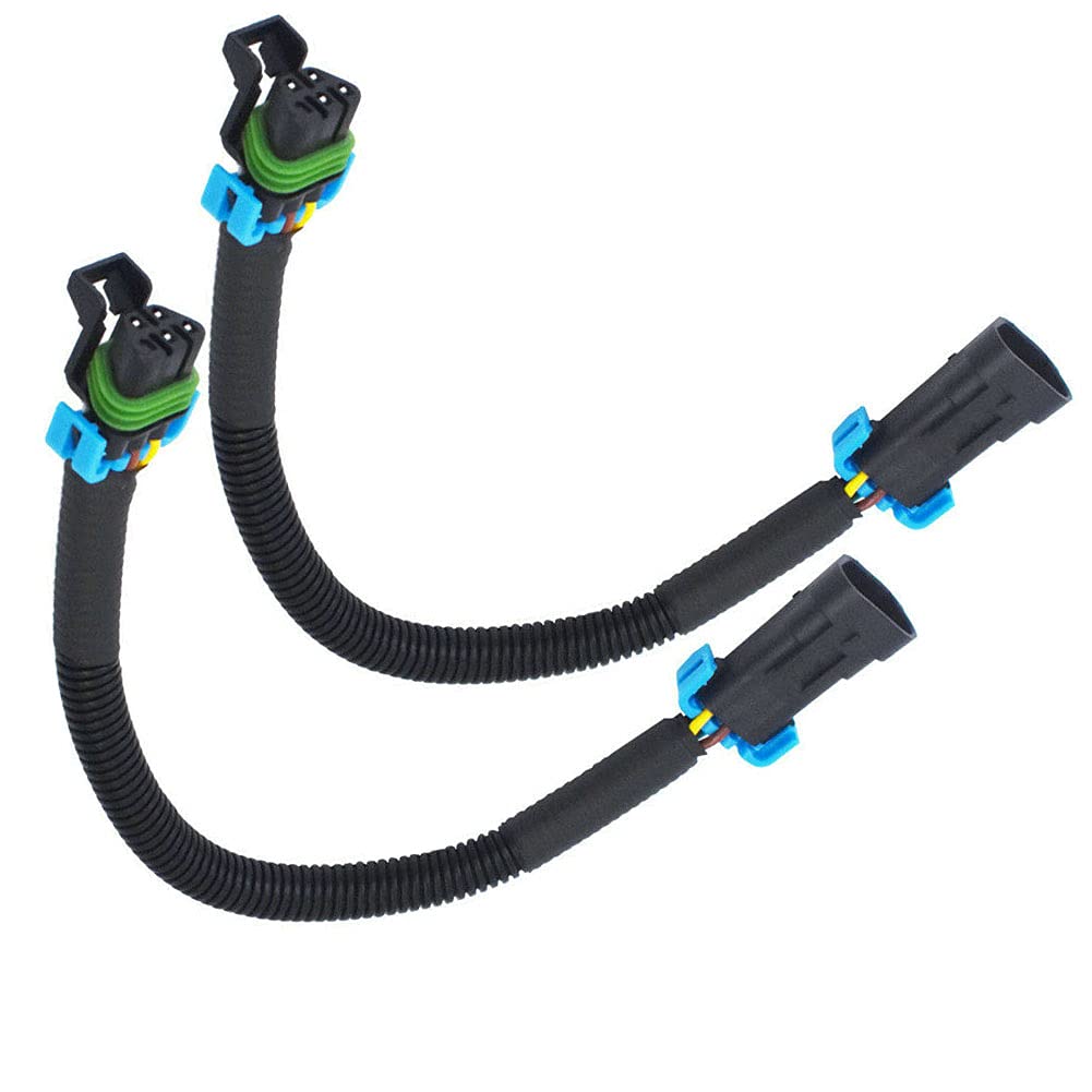 Amrxuts 2Pcs Extension Harness 12" Upstream Downstream O2 Oxygen Sensor for 2010-2013 Camaro /2005-2013 Corvette LS2 LS3 LS7 SG336