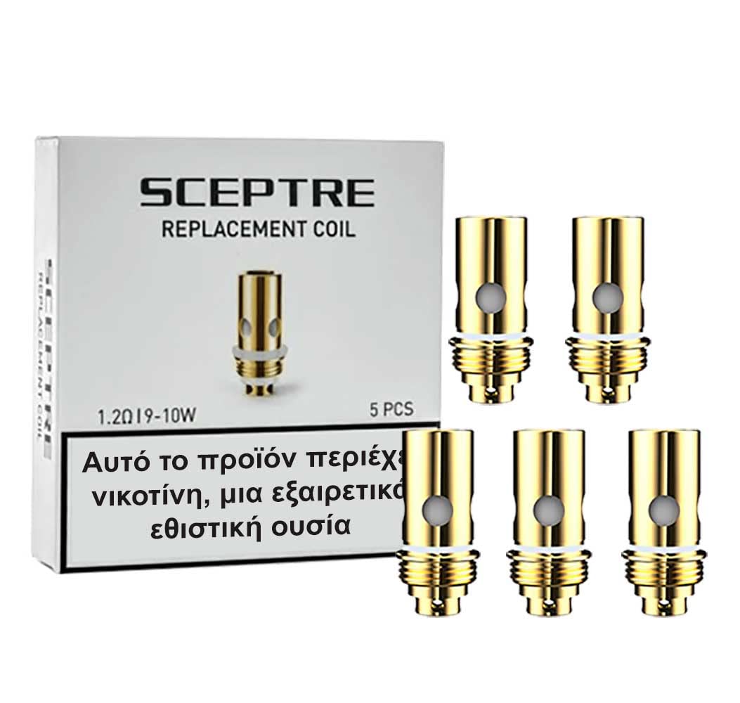 Innokin Sceptre Coils - Nicotine Free, 5 Pack [1.2ohm MTL]