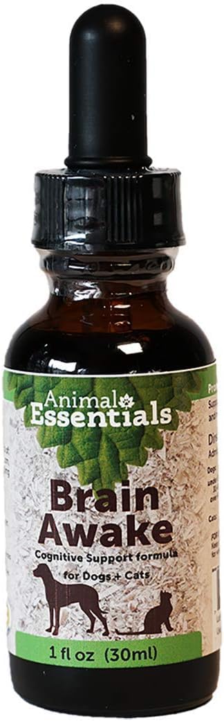 Animal Essentials Brain Awake Cognitive Support Formula for Dogs & Cats, 1 fl oz