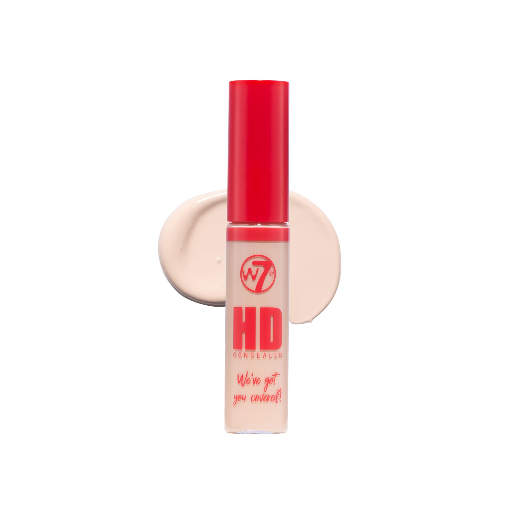 W7HD Concealer - Rich and Creamy Matte Formula - Medium Lasting & Buildable Coverage (LC3 Light Cool)