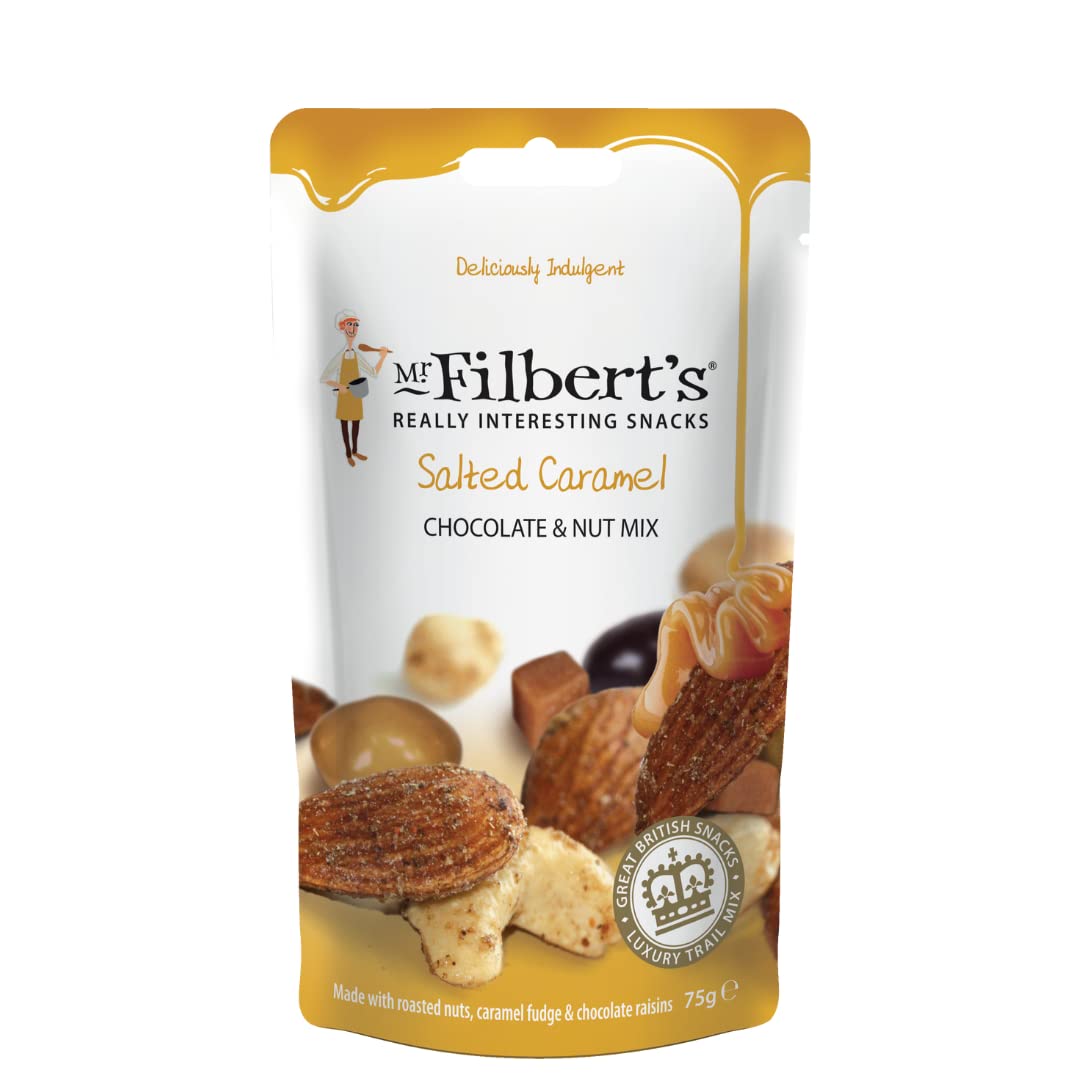 Mr Filbert's Salted Caramel Chocolate and Nut Mix 15 x 75 g