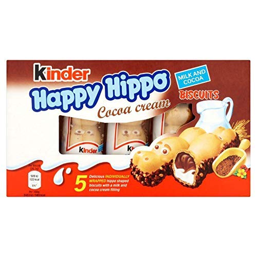 "Happy Hippo" Cocoa Cream Biscuits : Pack of 5 Biscuits