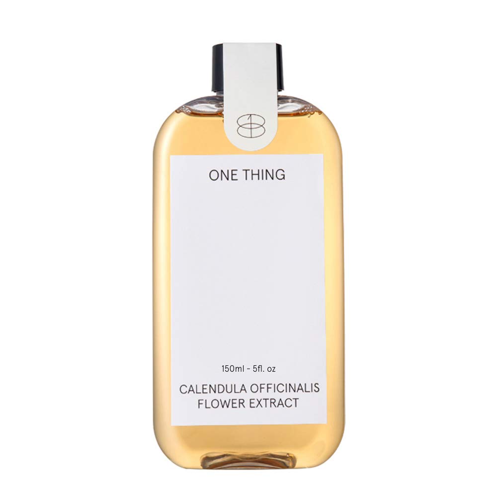 ONE THING Calendula Officinalis Flower Extract 5 fl. oz. | Hydrating Soothing Vegan Toner Essence for Smooth Facial Skin | Korean Skin Care