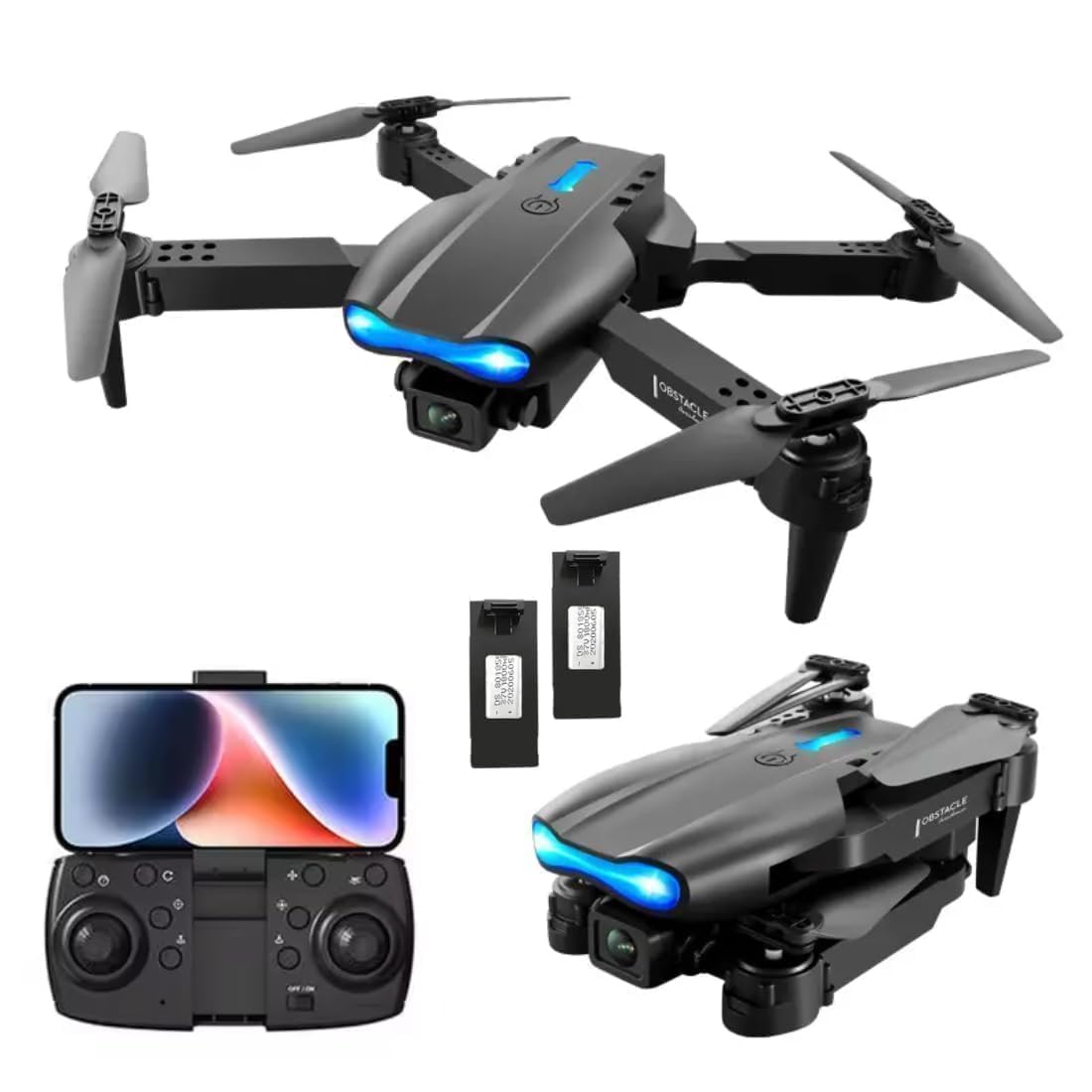 WELVIZHI-Drone-with-4K-Camera-WiFi-FPV-1080P-HD-Dual-Foldable-RC-Drone-Altitude-Hold-Headless-Mode-Visual-Positioning-Auto-Return-App-Control-Multicolor-4 (D13)