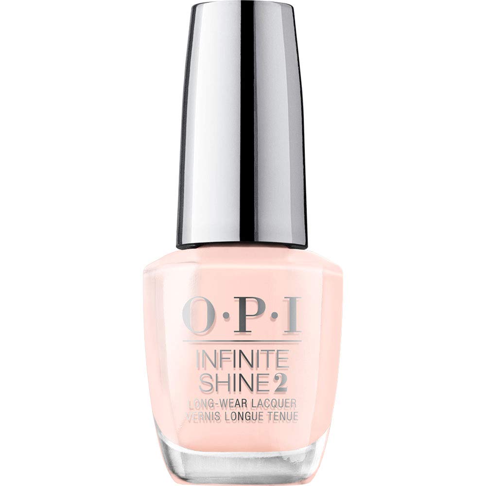 OPI Nail Polish, Infinite Shine Long-Wear System, 2nd Step, Gel-Like Nail Varnish with no UV lamp needed, Machu Peach-u 15ml