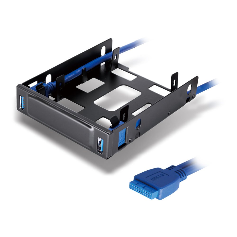 DYNAMODE Combined 2-Port USB 3. 0 Front Hub and 3.5-Inch Chassis