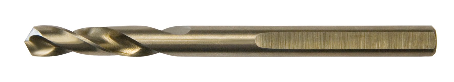 Pilot Drill High-Speed Steel Co 5, Polished Ø 6.35 x 102.0 mm with Split Point, Drill for A4