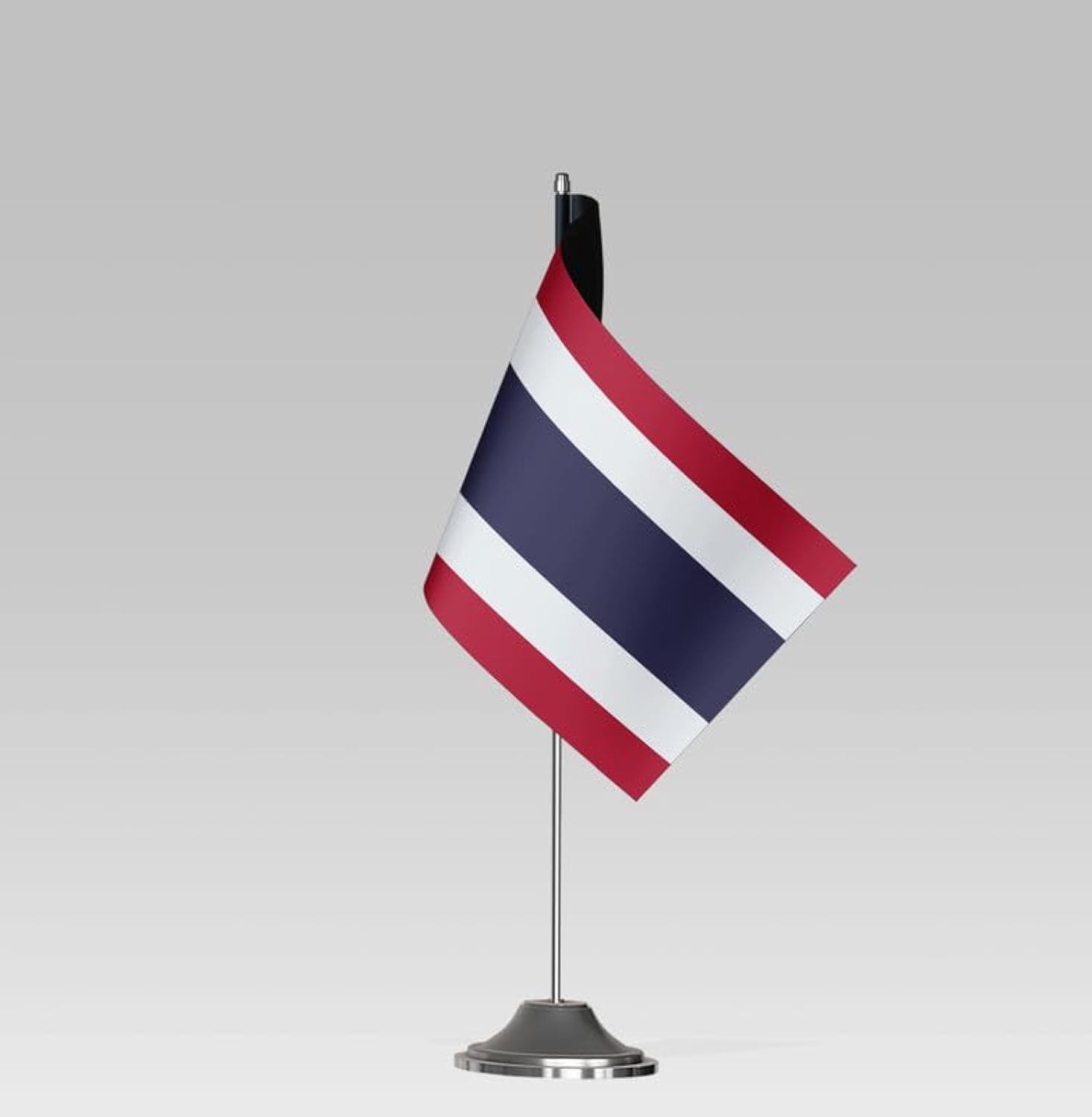 BPA® THAILAND FLAG Compact Table Flag with Stand Elegant Desk Decor (22x10cm)