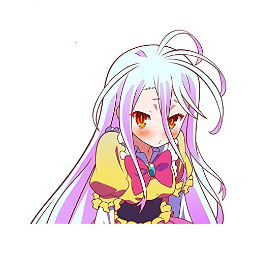 13cmx12.9cm for Shiro No Game No Life Decal Auto Bumper Window Car