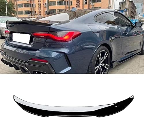 NINTE Rear Spoiler for 2021 2022 2023 BMW 4 Series Gran Coupe G26 440i 430i 4 Doors ABS Gloss Black PSM Style Trunk Spoiler Wing Lid