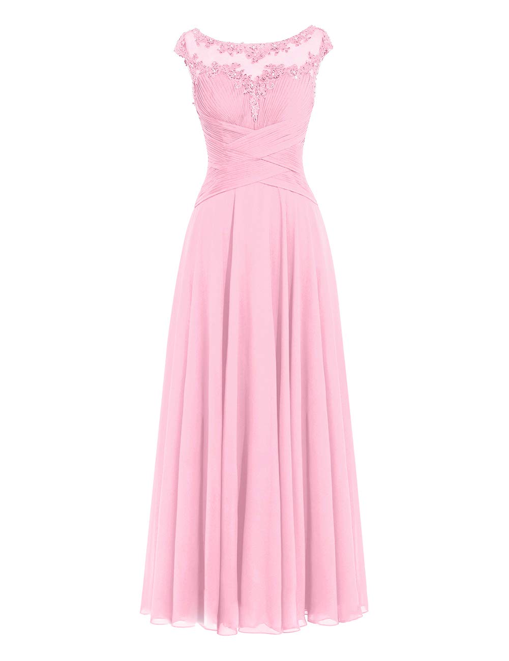 ModeCMother Of The Bride Dress Formal Wedding Party Gown Prom Dresses 20W Pink